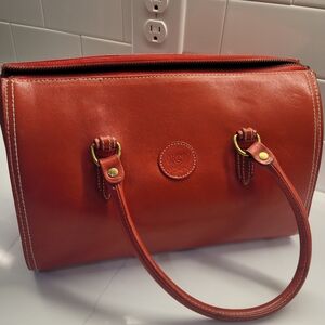 Red Liz Claiborne purse, vintage